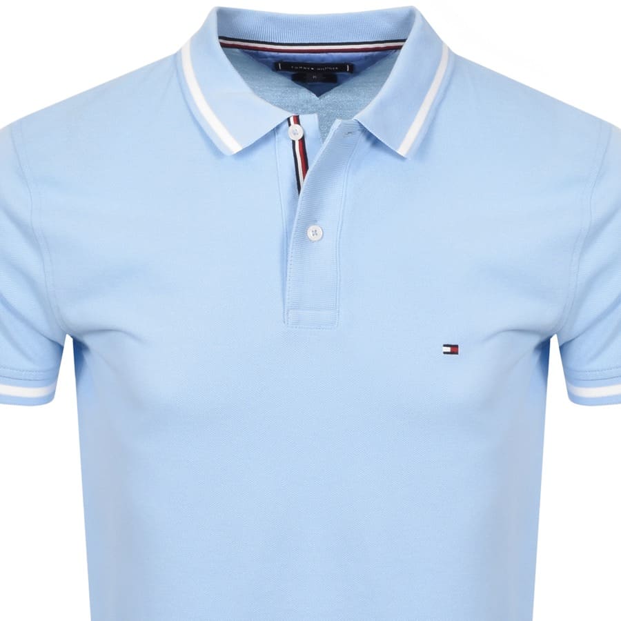 Alternative Image for ProductTommy Hilfiger Slim Polo T Shirt Blue2